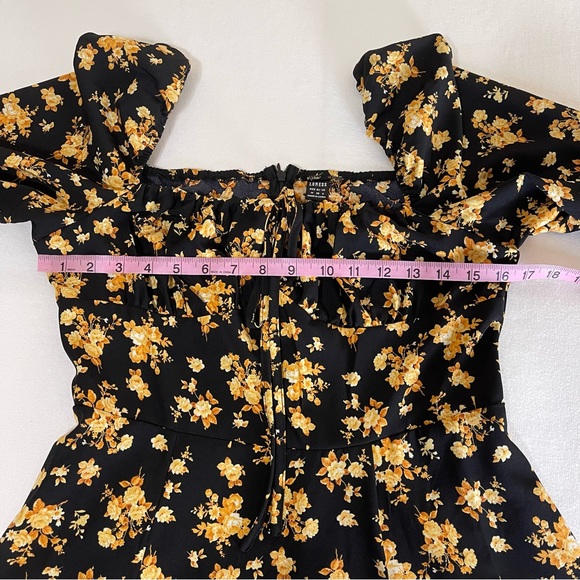 Long Sleeve Floral Bohemian Midi Dress - Picture 5 of 15